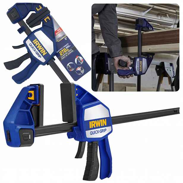 Irwin rychloupínací truhlářská svorka Quick Grip 150 mm x 95 mm