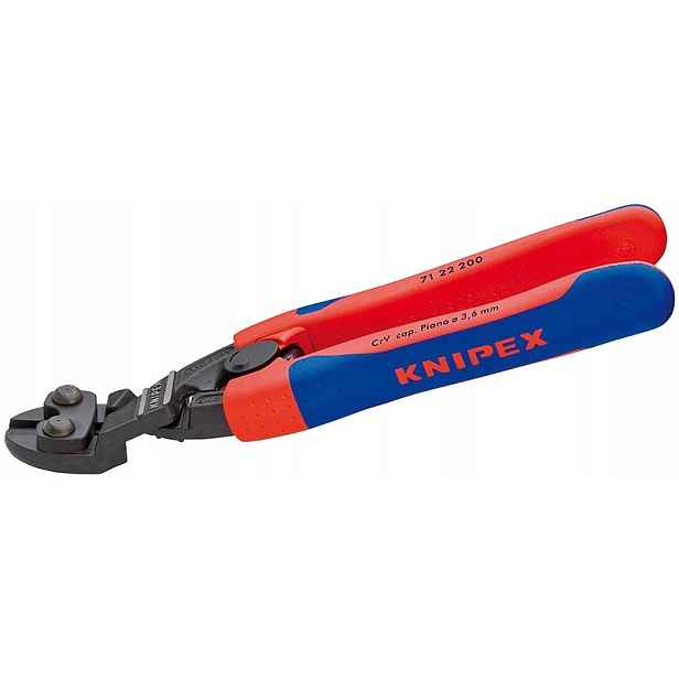 kloubové kleště ohnuté pro stříhání drátu, 200 mm, Knipex [71 22 200 T]