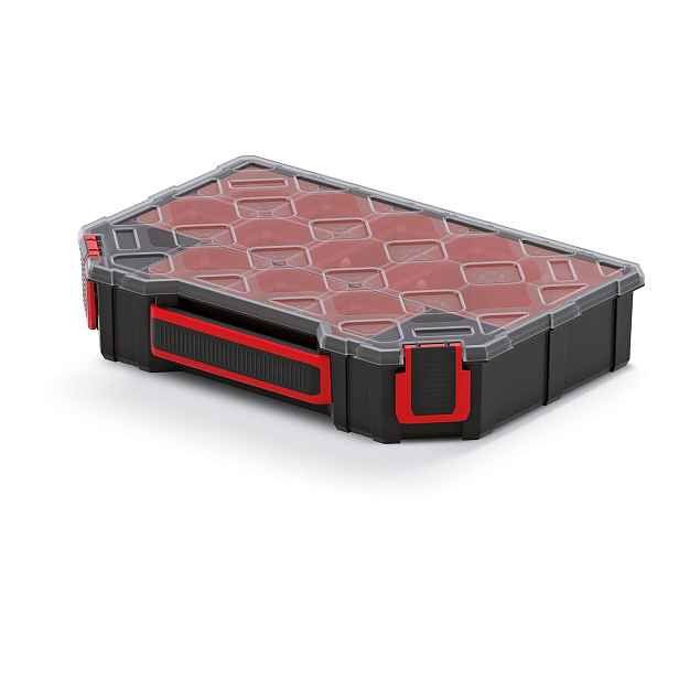 Prosperplast Organizér TAMON IV černo-červený, varianta 390x284x60 mm