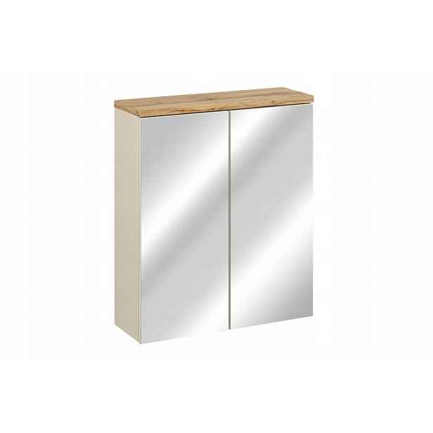 Szafka z Lustrem Bali Cashmere, 60cm 2 Drzwi