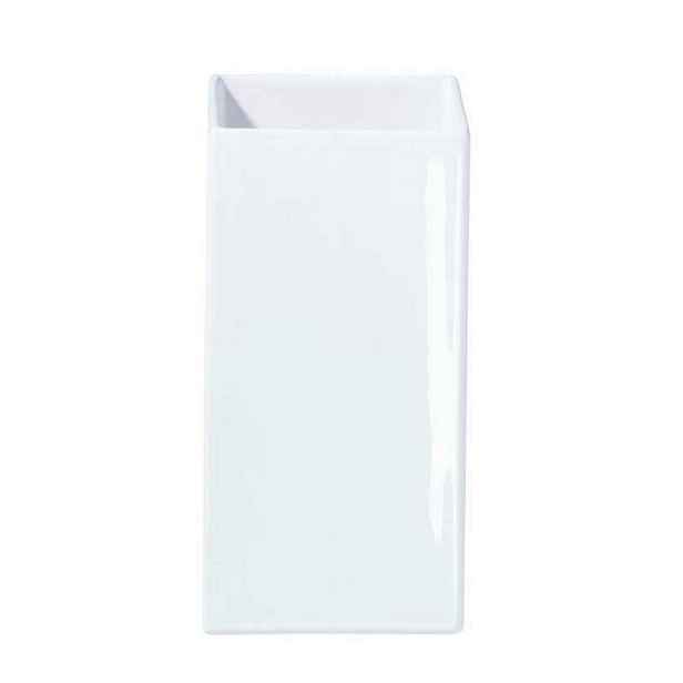 Váza QUADRO ASA Selection bílá, 30 cm
