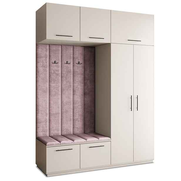MASSENO MODERNÍ PŘEDSÍŇOVÁ SESTAVA REMA, 180/240/60 cm, kašmírová