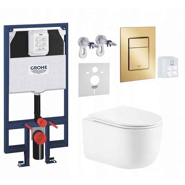 7v1 Wc Set, Stelaz Grohe Slim Wc Mísa Tornado Imprese Tlačítko