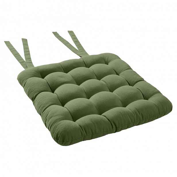 Butlers SOLID Podsedák se šňůrkami 35 x 37 cm - olivová
