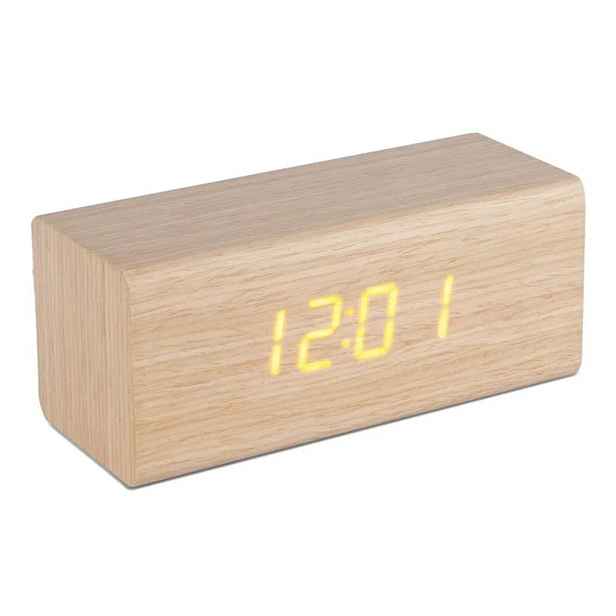 Digitální stolní budík Timber – Balvi