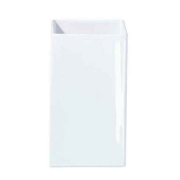 Váza QUADRO ASA Selection bílá, 21 cm