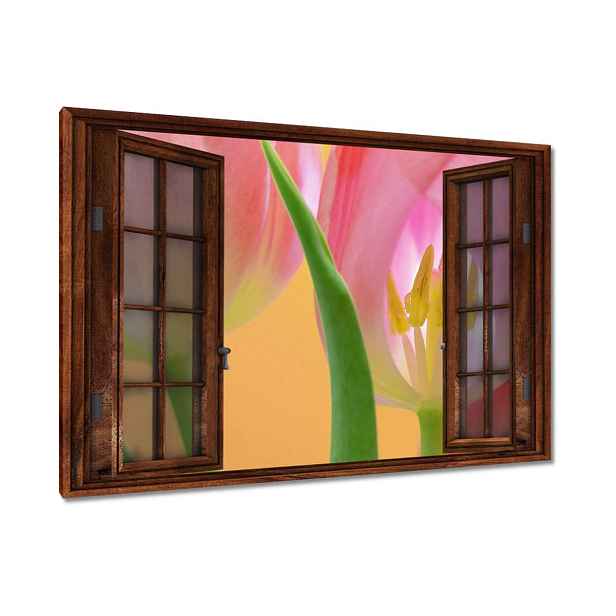 Obrazy 120x80 Růžové tulipány