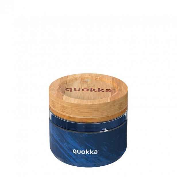Quokka Deli Food Jar Skleněná nádoba na potraviny 500 ml Wood Grain