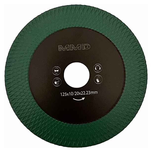 Diamantový kotouč MMD Ø125 mm 2v1 řezání a broušení gres keramika kámen
