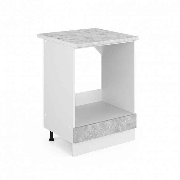 Vicco SKŘÍŇKA NA VESTAVĚNOU TROUBU R-Line Beton 60 cm s pracovní deskou