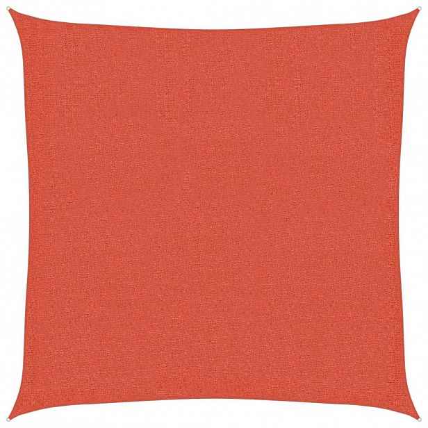 vidaXL Plachta proti slunci 160 g/m² čtverec terakota 2,5 x 2,5 m HDPE