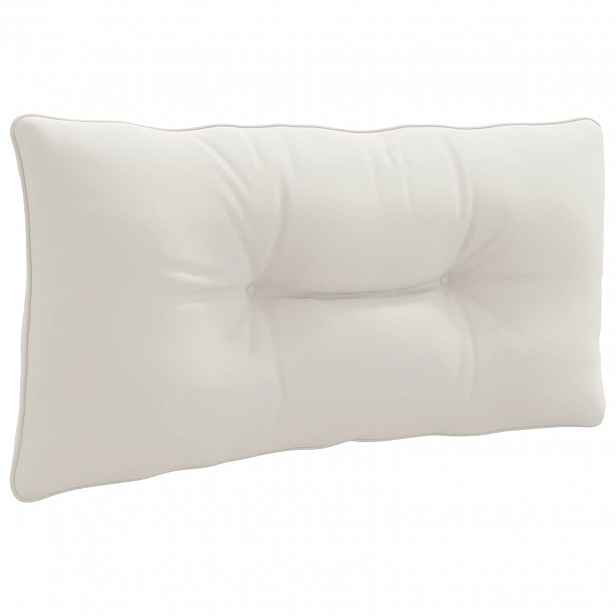 vidaXL Zádový polstr PUTTEN 100% polyester Bílá 80 x 40 x 10 cm