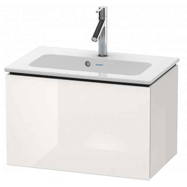 Duravit L-Cube - Umyvadlová skříňka Compact, 40x62x39 cm, 1 zásuvka, lesklá bílá LC615602222