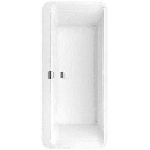 Obdélníková vana Villeroy & Boch Squaro 180x80 cm litý mramor UBQ180SQE7DV-01