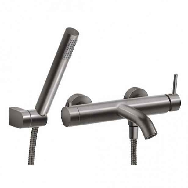 Vanová baterie Novaservis Ferro Ciriculus s vanovým setem gun metal BCK11GM