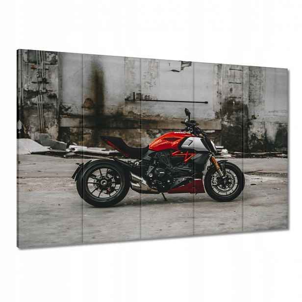 Obrazy 100x70 Červené Ducati Motocykl