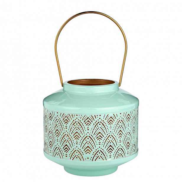 Butlers WABI SABI Lucerna 17 cm - tyrkysová