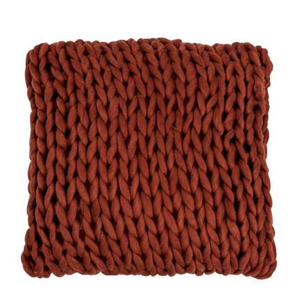 Pletený vínový polštář Tricot - 40*40 cm J-Line by Jolipa