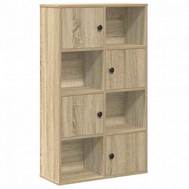 vidaXL Knihovna dub sonoma 60x24x101,5 cm kompozitní dřevo