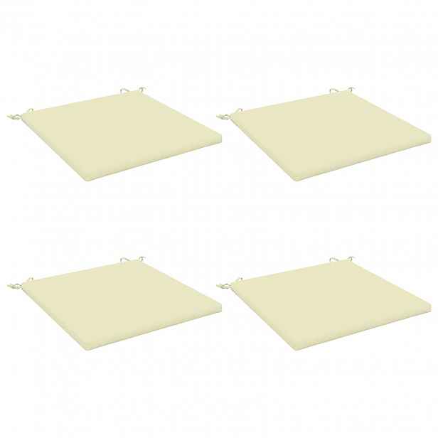 vidaXL Polstry ve 4 kusech SOEST 4 ks 100% polyester Krémová