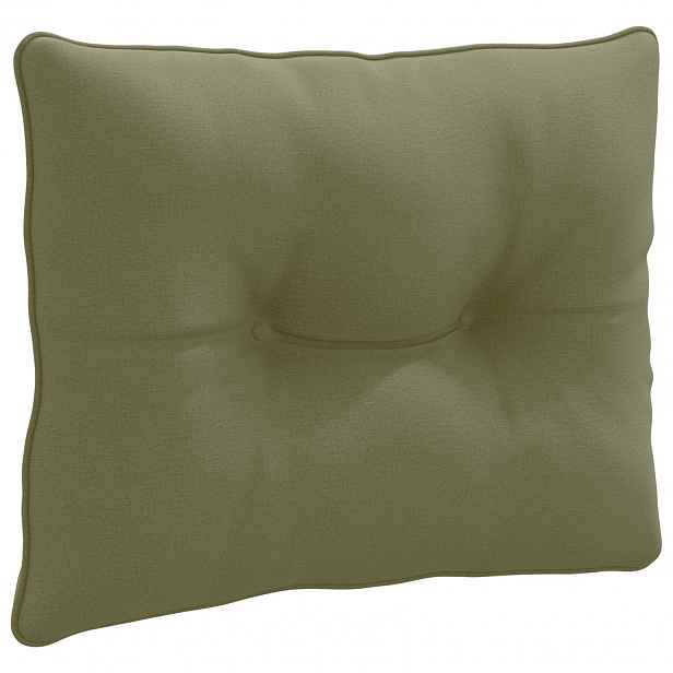 vidaXL Zádový polstr PUTTEN 100% polyester Olivově zelená