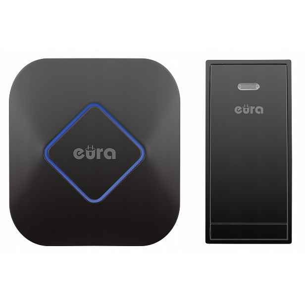 Bezdrátový zvonek Eura WDP-83H2 Jazz, kinetický, černý