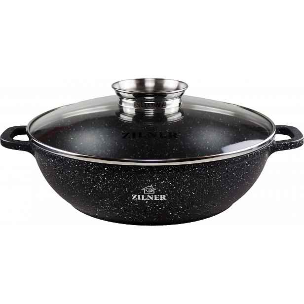 Nízký Hrnec 28 cm Aroma Knob Zilner