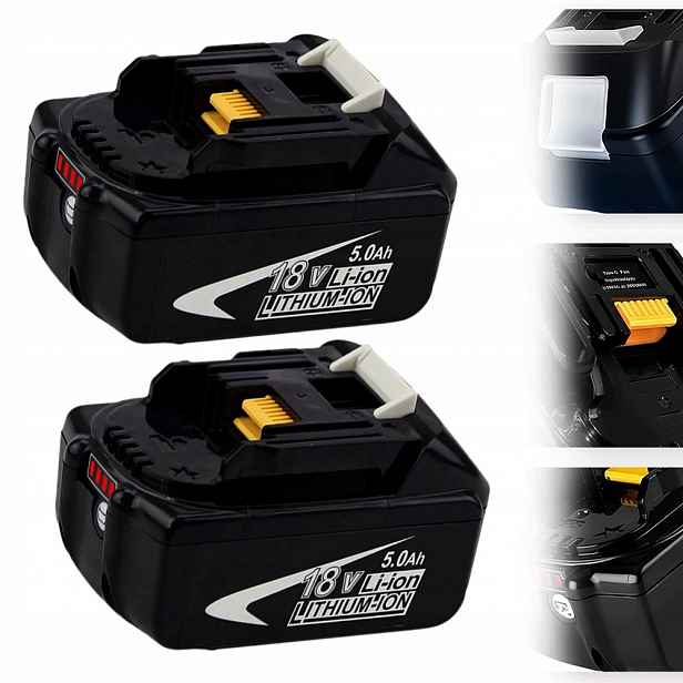 Akumulátor Baterie Pro Nářadí Makita Náhradní Baterie 5000mAH Li-ion