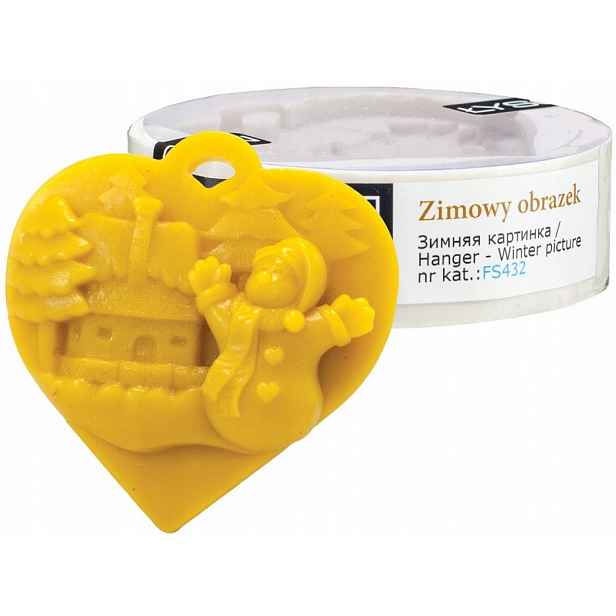 Silikonová forma – Zimní Obrázek – Přívěsek