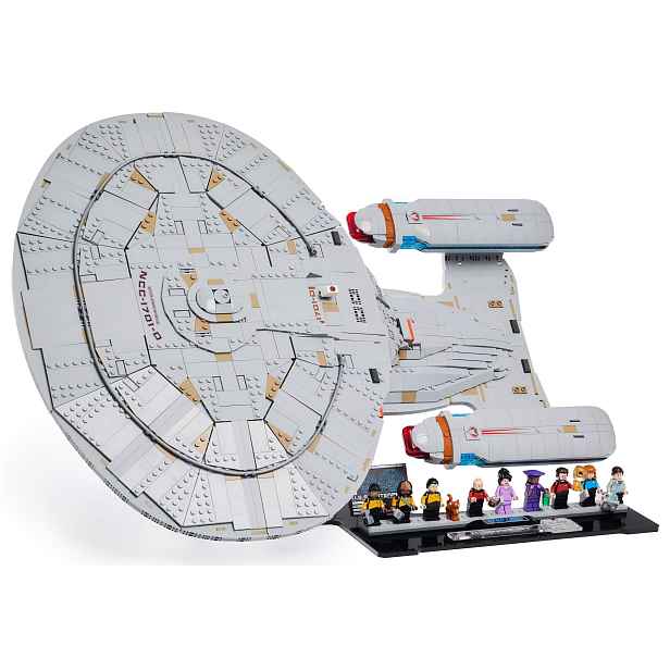 Horizontální podstavec Blacked Brick pro Lego 10356 Icons Star Trek: Enterprise