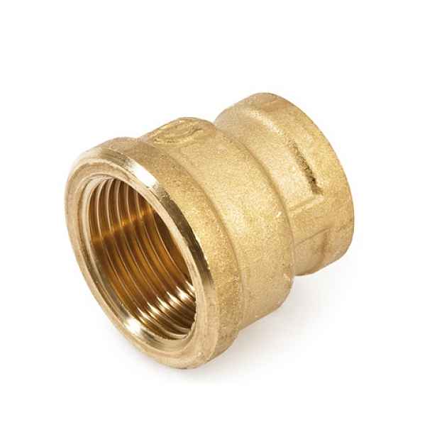 Nátrubek mosazný redukovaný 1/2"×3/8" FF