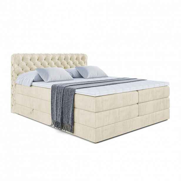 ALTDECOR POSTEL boxspring BOXI8 KING – 200 x 200 – H3/H4 – béžová