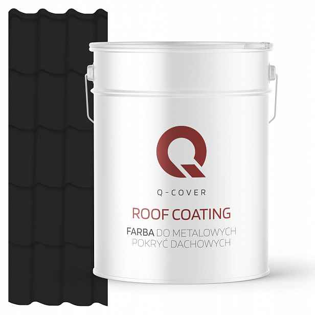 Barva Kovové Pozink Pozinkovaná Ocel RAL9005 10L Polomatná