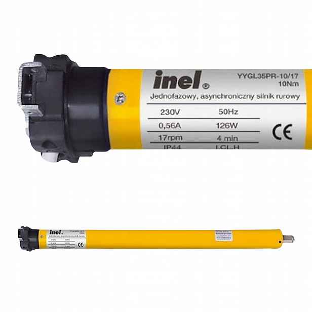 Inel motor pro rolety N-10PR 10/17 pro trubky s Ø 40 rádiovými přetíženími