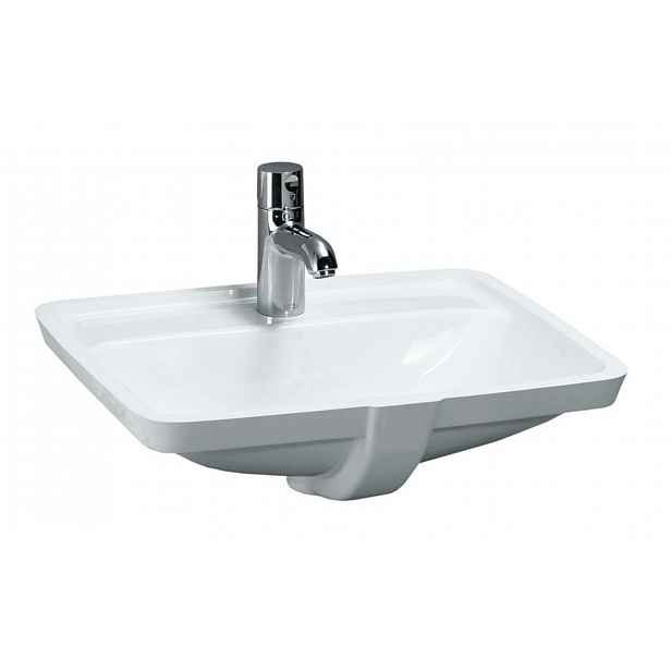 Laufen Pro A - Umyvadlo, 49x36 cm, bez otvoru pro baterii, s LCC, bílá H8119664001091