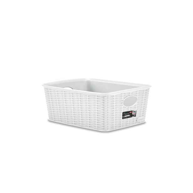 STEFANPLAST Elegance 30970 Úložný koš M High, bílý
