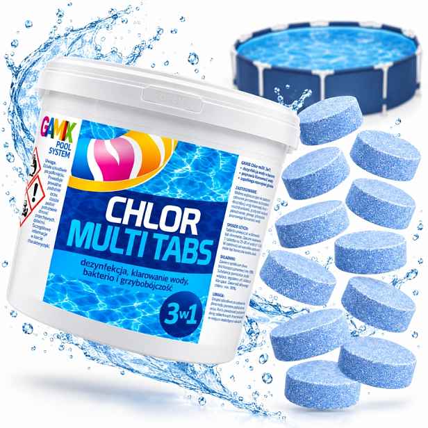 Dlouhý Účinek Chlor 3V1 3KG 200G 15X200G Tablety Do Bazénu Best Way