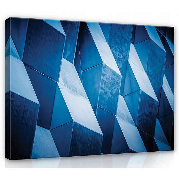 Obraz Na Plátně Canvas 70x50 Abstrakce 3D Geometrie Figury Tělesa