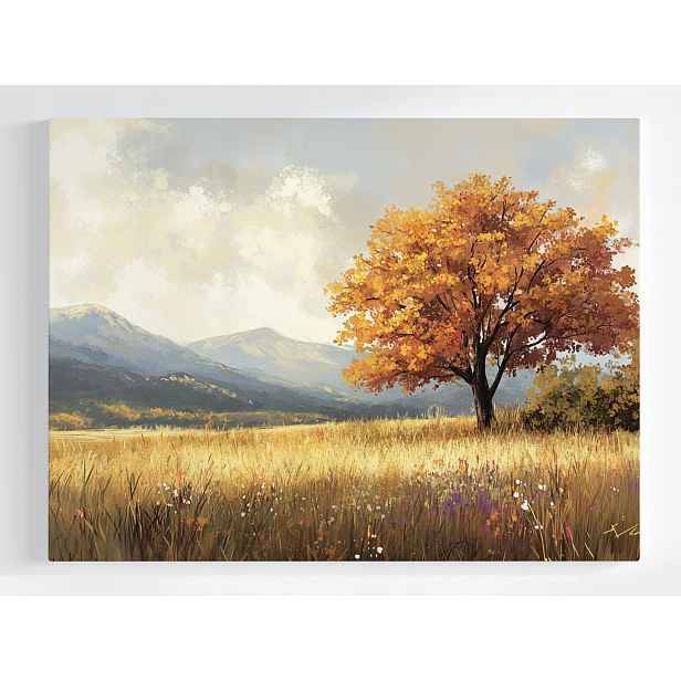 Plakát Krajina Příroda Hory Dřevo Podzim 100x75