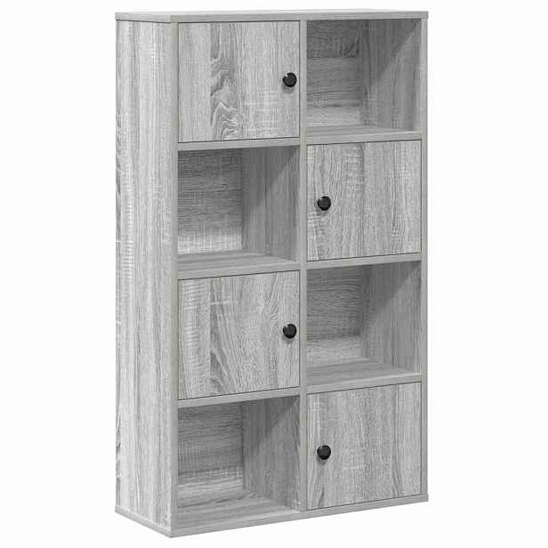vidaXL Knihovna šedá sonoma 60x24x101,5 cm kompozitní dřevo