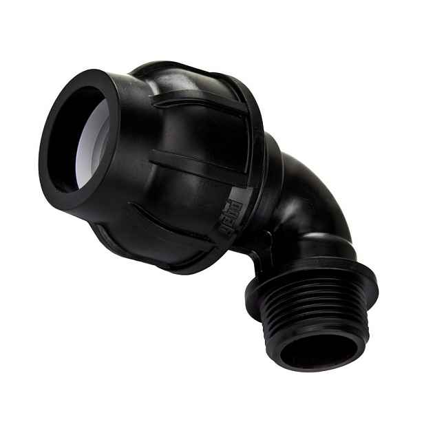 Koleno 90° svěrné Gebo PPS 20 mm × 1/2" vnější závit