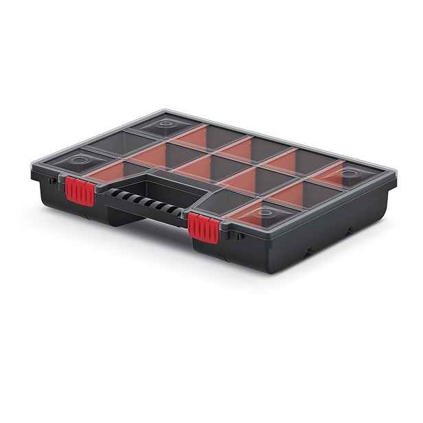 Prosperplast Organizér ZERGO 39 x 29 x 6,5 cm černo-červený