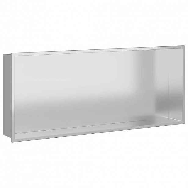 vidaXL Sprchový nik Stříbrná 75 x 30 x 9,5 cm Nerezová ocel