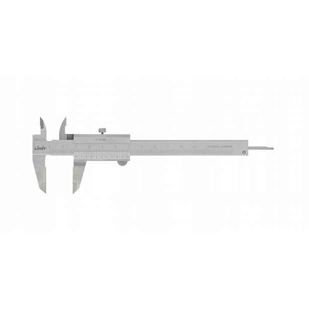 Analogové posuvné měřítko 150 mm Limit Din 862 Nerezová Ocel