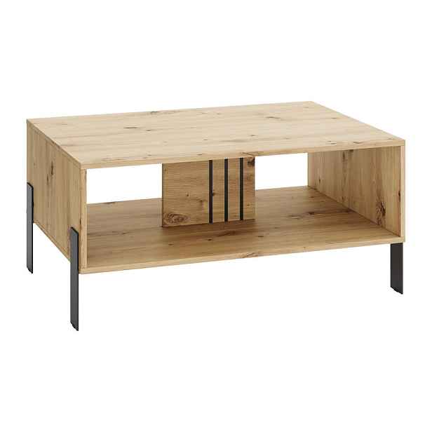 MASSENO KONFERENČNÍ STOLEK VALOZA, 100 cm, dub Artisan