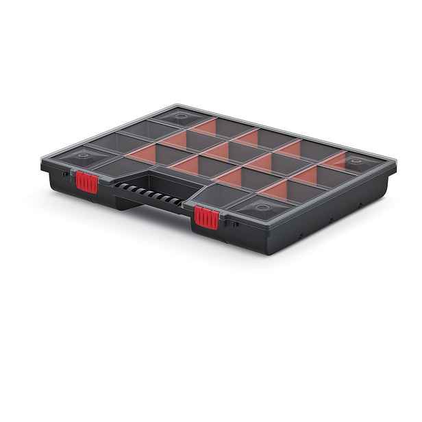 Prosperplast Organizér ZERGO 49 x 39 x 6,5 cm černo-červený