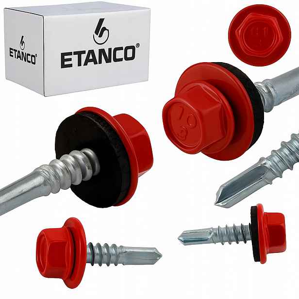 Samovrtné šrouby do oceli a kovu Etanco GT5 5,5x25mm Ral 3000 250 ks