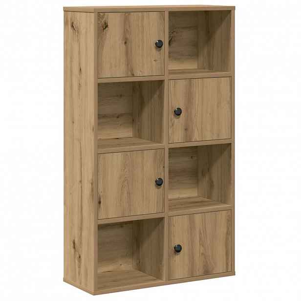 vidaXL Knihovna dub artisan 60x24x101,5 cm kompozitní dřevo