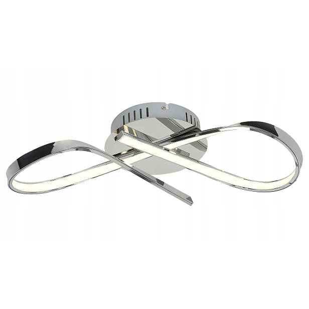 stropní svítidlo Led chrom moderní 45 cm neutrální bílé světlo Rabalux