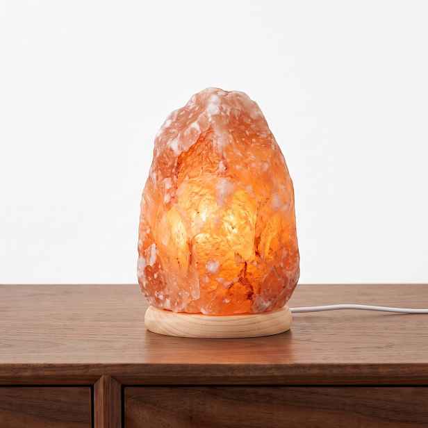 Solná Léčivá Lampa Přírodní 4-6 Kg Ručně Vyřezávaná Dárek